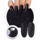 FROST EFFECT NAIL POWDER "BLACK ICE" - GLITTER