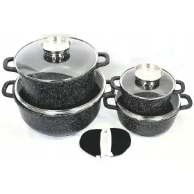 Set aluminijskih posuda Misoli, 8 kom.