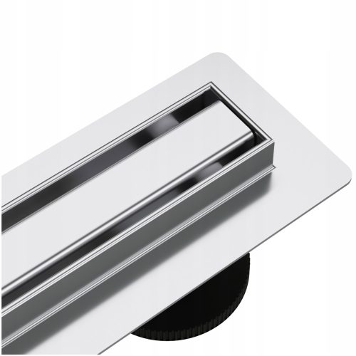 AquaUno Basic Slim linearni odvod 80 cm srebrni