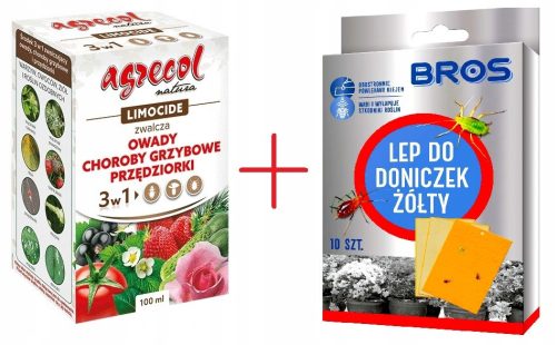 Ljepljive zamke za insekte BROS Žuta Štapica - Pakiranje od 10 komada