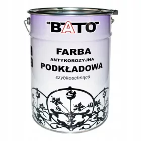 Antikorozivna temeljna boja BATO CRNA MAT 5L