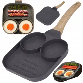   P&S četvrtasta tava za jaja i palačinke, 18 cm, neljepljiva (nonstick)