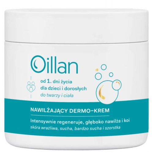 Oillan Dermo Krema 500 ml s AVENA OIL ACTIVE - Intenzivna Hidratacija i Regeneracija