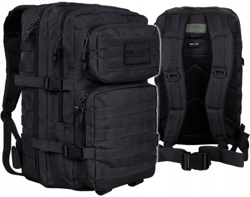 Mil-Tec Assault Pack Large - Taktički Ruksak od 36 litara, Crni