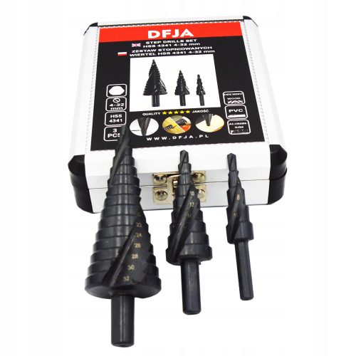 BOŽIĆNO DRVO STEPENA KONUSNA SVRDLA ZA DRVO I METAL DFJA