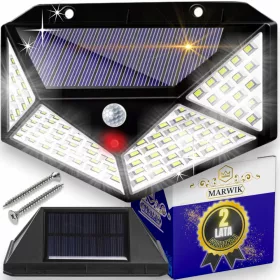 SOLARNA VRTNA LAMPA SA SENZOROM ZMIERZCHU I RUCHA LED