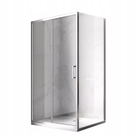   Hydrosan tuš kabina KZ103 tuš kabina Kromirana klizna vrata 90 x 80 cm