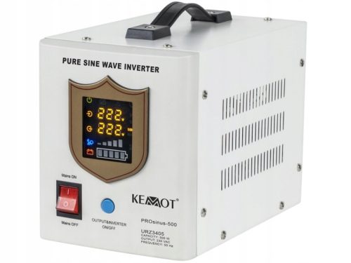 Zasilač za nuždu KEMOT PROsinus 800 12V/230V