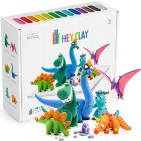 Dinozauri glina Hey Clay - Set za oblikovanje dinozaura