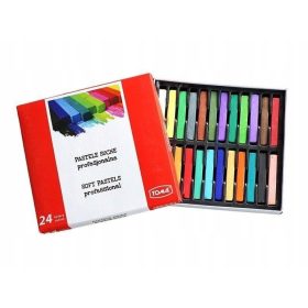 Profesionalni set suhih pastela TOMA, 24 boje