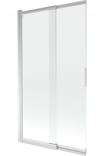 Mexen dvodijelni paravan za kadu 100 x 150 cm proziran