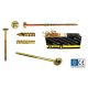 Visokokvalitetni vijci za drvo DMX 5x60 mm s torx podložnom pločom - 200 komada