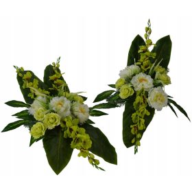   Kompozicija SET za groblje, cvjetna aranžmana u donici i vazi