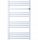 Kupaonski radijator od 232 W dimenzija 500 x 540 mm u bijeloj boji