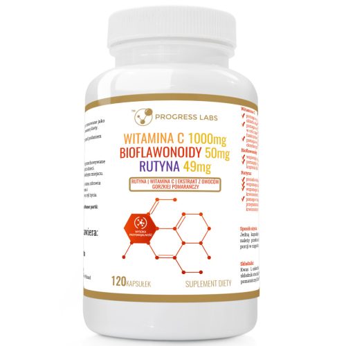 Vitamin C 1000mg + Bioflavonoidi 50mg + Rutin 49mg - 120 kapsula