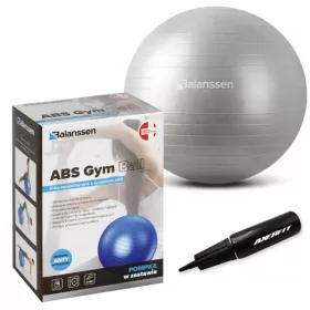    Balanssen Gym Ball 55 cm siva lopta za rehabilitaciju s ABS sustavom