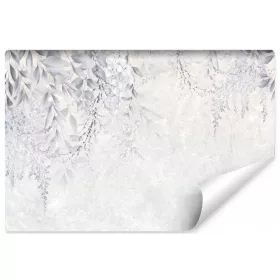 Zidni mural Small LEAVES Cvijeće Betonski zid 400x280