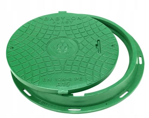 Poklopac šahta septičke jame 60/78 cm s bravom