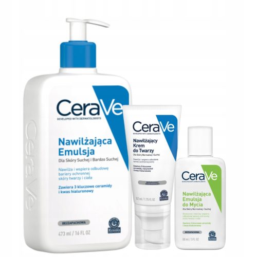 CeraVe Set za Normalnu i Suhu Kožu: Kreme i Emulzije