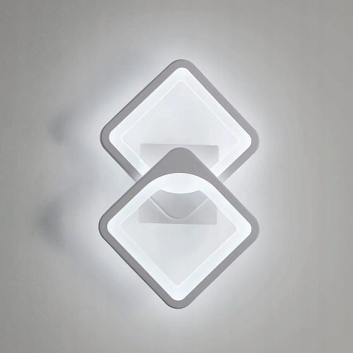 Moderan bijeli zidni svjetiljka s integriranim LED izvorom od 24 W