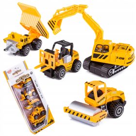 Set građevinskih vozila - Metalni automobili i opruge