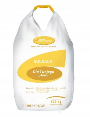 SULKALK Kalcijev sulfat BigBag 600 kg, granulirano vapno, poljoprivredno gnojivo