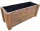  Posuda za cvijeće 80 cm x 30 x 32 cm, drvo, nijanse sive i srebrne