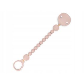 Suavinex silikonska vješalica za dudu, boja smeđe i bež