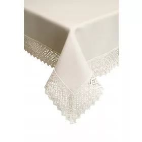 Mat sa čipkom otporan na mrlje 110x210 cm - Bež