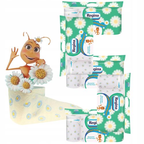PAPIR ZA WC REGINA RUMIANKOW 40 rola SET