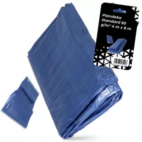 Standardna Plandeka 50 g/m², 4 m x 8 m, Plava