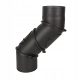 Stahl System dimnjačko koljeno 180 mm crno