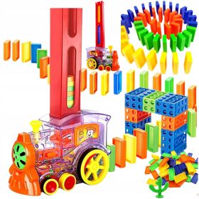 VLAK LOKOMOTIVA DOMINO UKLADAJUĆA KOCKE