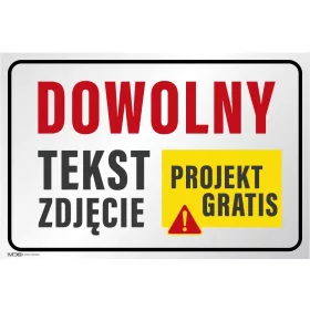 Tablica sa personaliziranim tekstom i slikom 20x30cm
