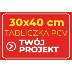   Personalizirana Tablica 30x40cm, Dizajn Teksta i Print na PVC ploči