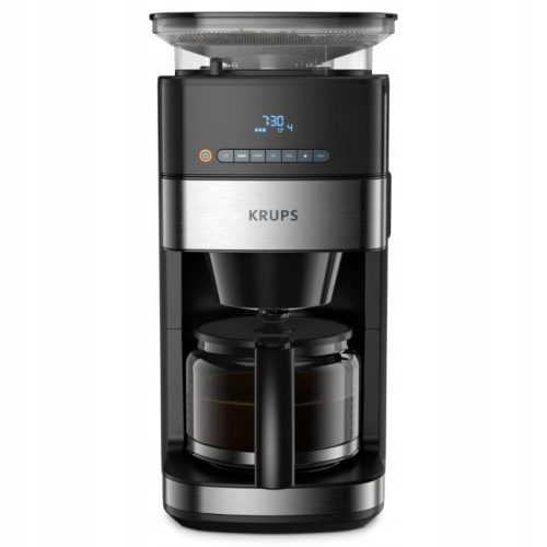  Krups drip aparat za kavu s ugrađenim mlinom KM832810 1,25 l, crni