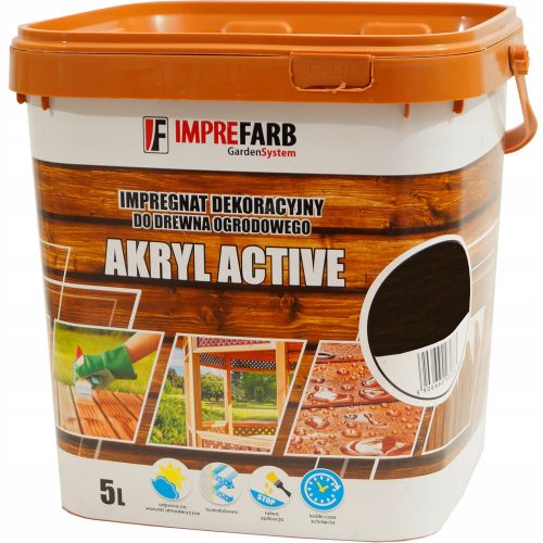 Impregnacija za drvo Imprefarb Akryl Active 5L Palisander