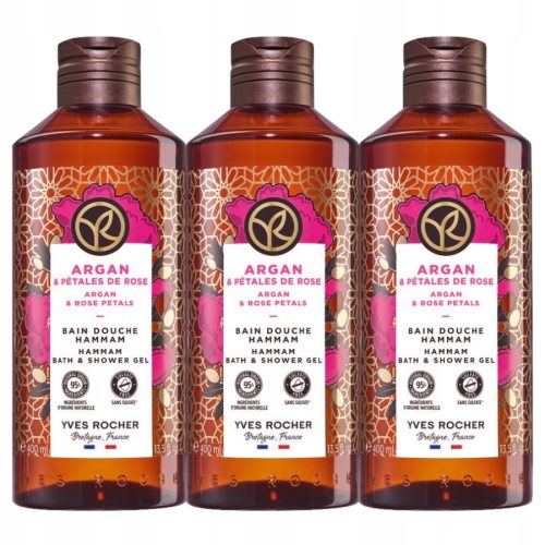 Gel za tuširanje i kupanje Arganovo ulje i Latice ruže Yves Rocher 400 ml