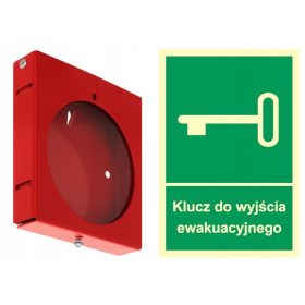    SELGROS ormarić za ključeve za zdravlje i sigurnost, jednokrilna, 9,8 cm x 9 cm