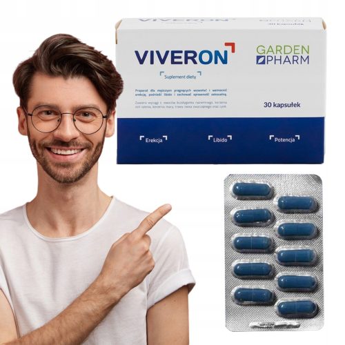 Viveron - Suplement diety dla mężczyzn na potencję z żeń-szeniem