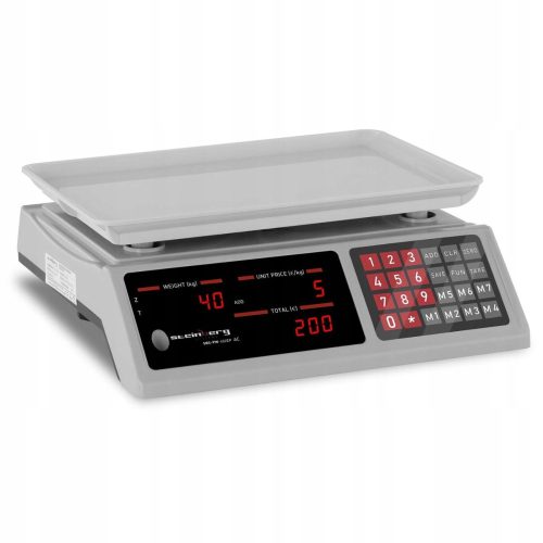 Steinberg elektronička trgovinska vaga 40 kg x 2 g