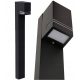 Vrhunski LED vrtni stup Lumico GU10 80 cm crni