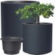  Posuda za cvijeće DTU24 29,8 cm x 29,8 x 29 cm promjer 29,8 cm plastična crna