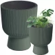  Lonac za cvijeće DTU24 29,8 cm x 29,8 x 36,5 cm promjer 29,8 cm plastične nijanse zelene