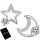 Moon Star 925 Srebrne Naušnice za Žene