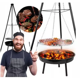 Metalni vrtni kamin - Vrtni kamin 50 cm, dužina 50 cm