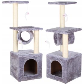   Visoki drapak za mačke i mačiće, kuća Tower s LED igračkom mišem 93 cm