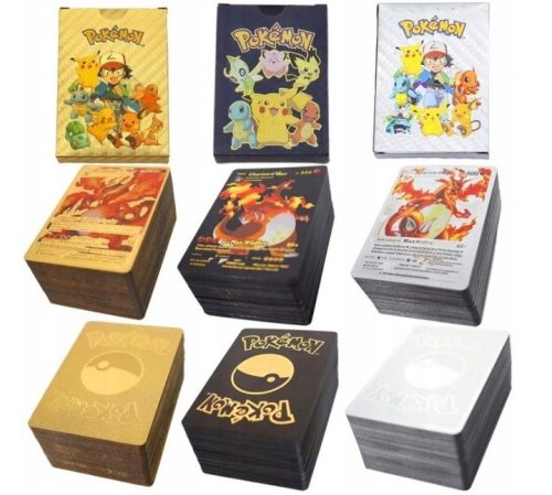 POKEMON KARTICE 3u1 165 kom ZLATO CRNO SREBRO