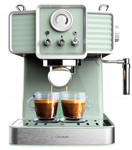  Cecotec Espresso 20 Tradizionale Light 1350 W portafilter espresso aparat, zeleni