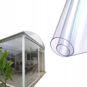 Prozirna PVC Folija za Altane i Vrt Bez Boje 1,5m